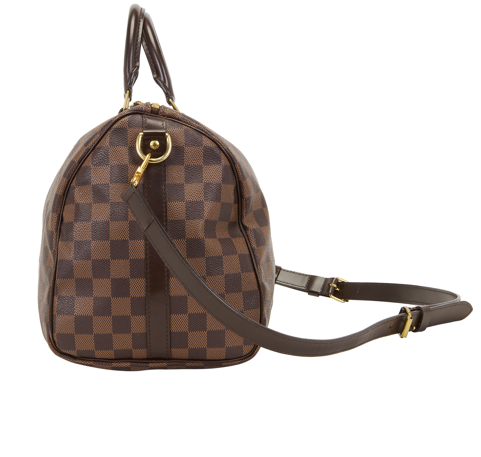 Speedy 35, &pound;825, Handbags, Brown, Canvas, Bottom view